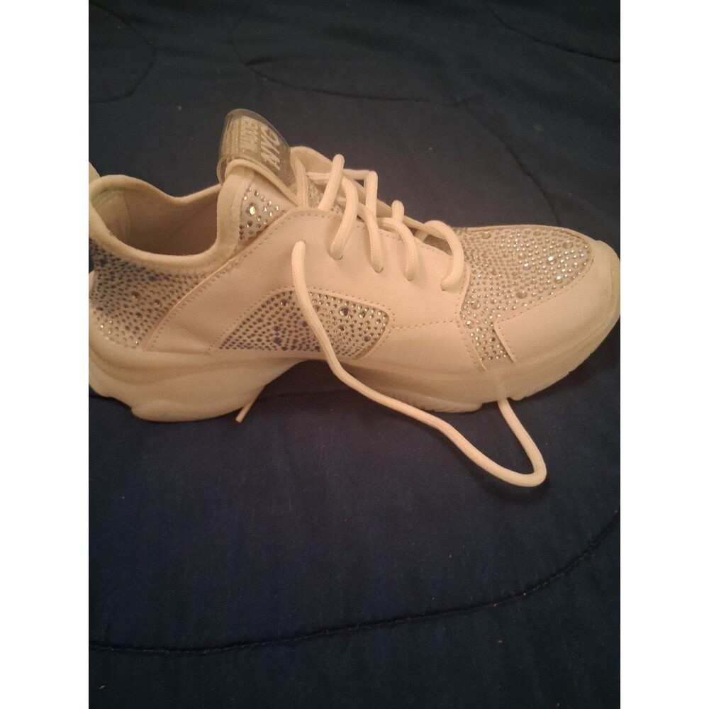 Madden NYC Women's Size 7 Rhinestone Athletic Sneakers NEW! - Picture 2 of 8